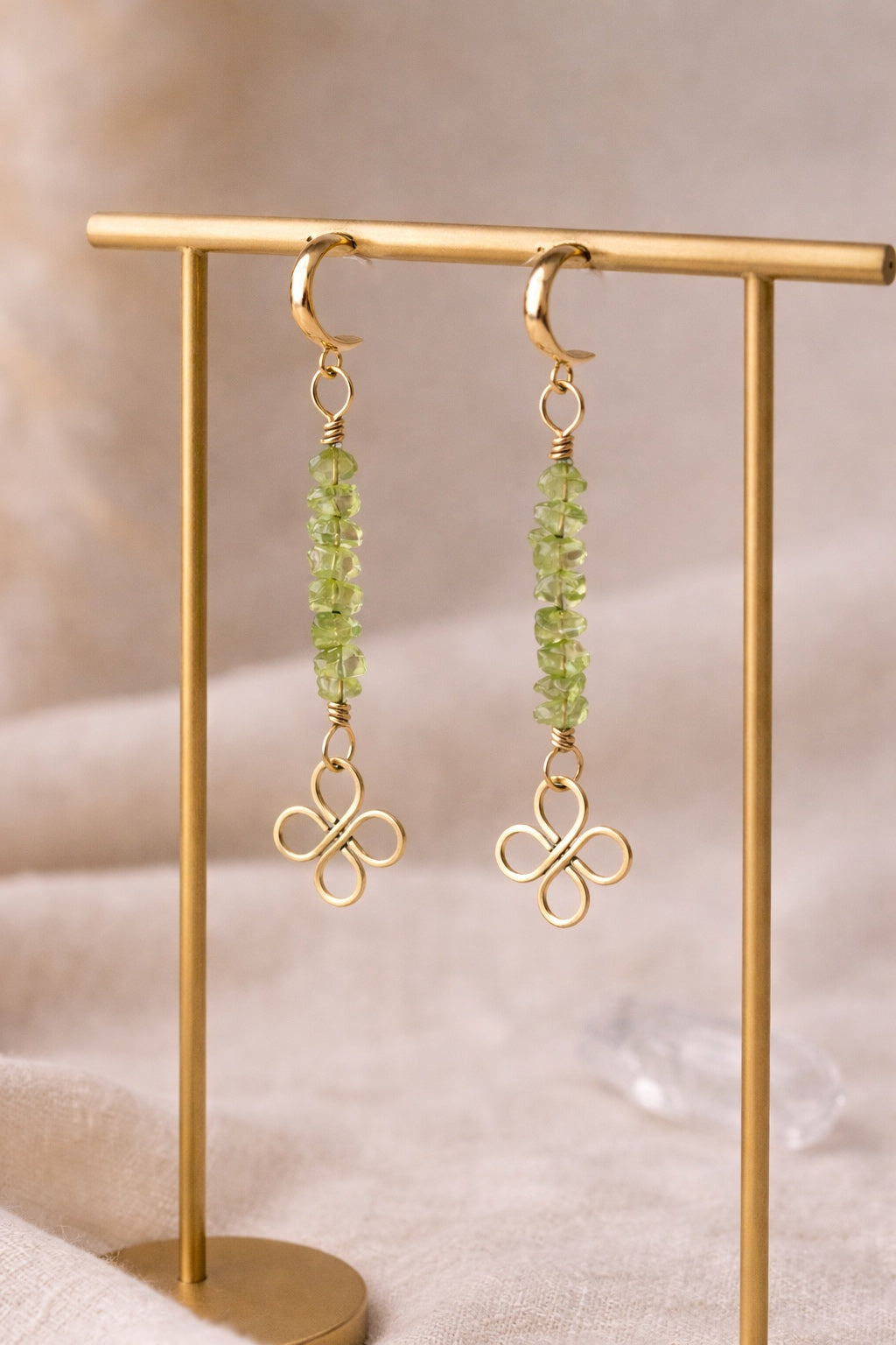 Peridot Clove Earrings
