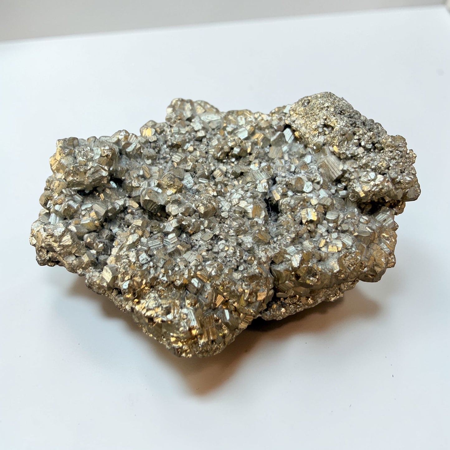 Golden Pyrite Cluster