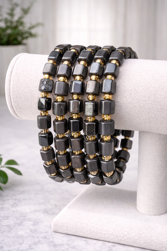 Rectangle Hematite Bracelet