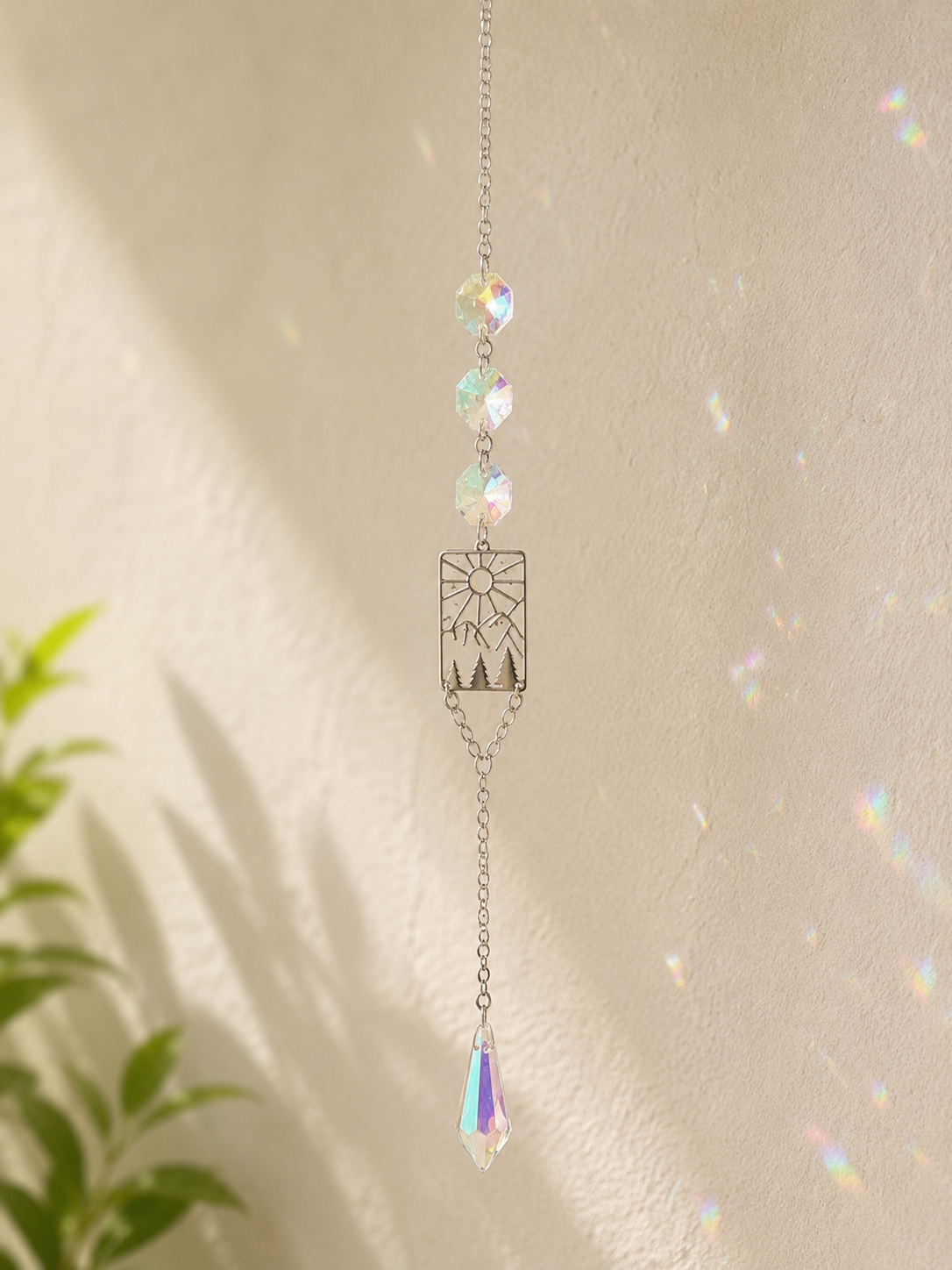 Sunlit Summit- Mini Silver Suncatcher
