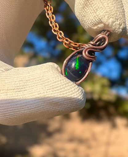 Midnight Ember Opal