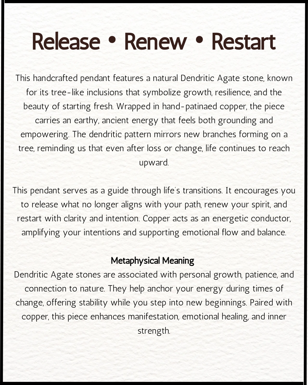 Release • Renew • Restart