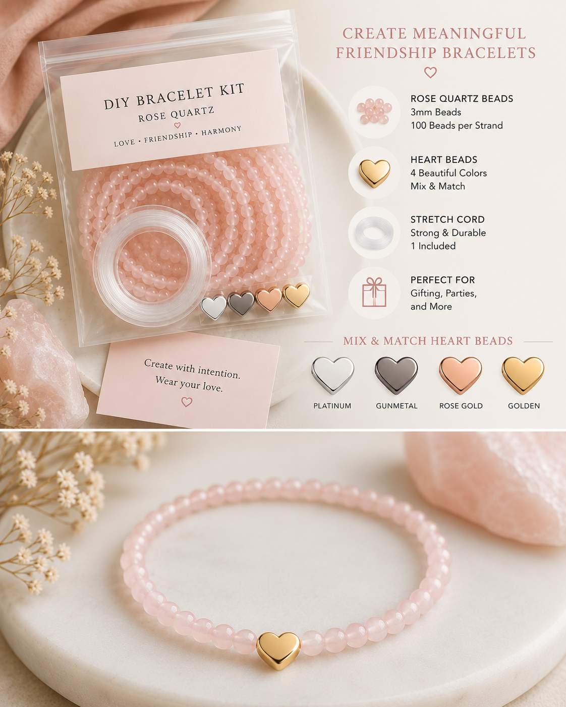 Crystal Friendship Bracelet DIY Kit