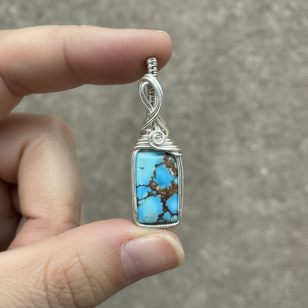Golden Hill Turquoise Pendant