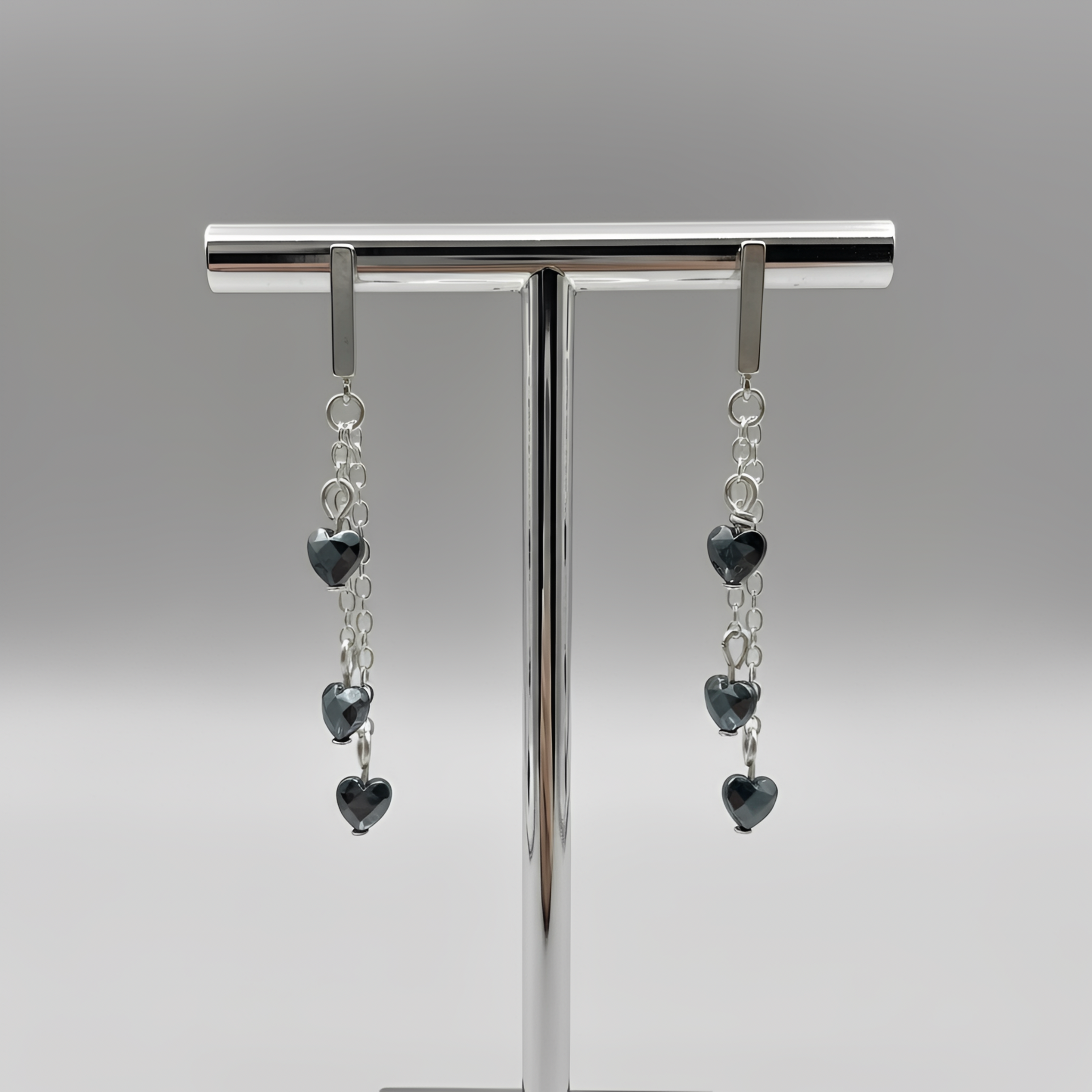 Anchored Heart Earrings