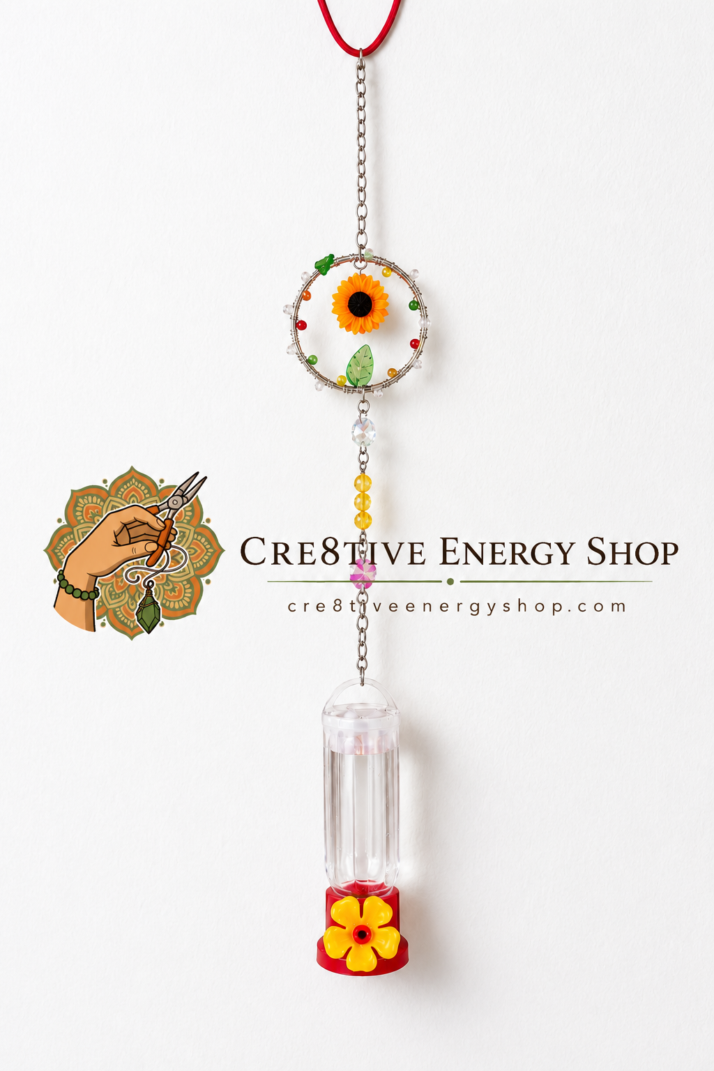 Sunflower Sun Catcher Hummingbird Feeder