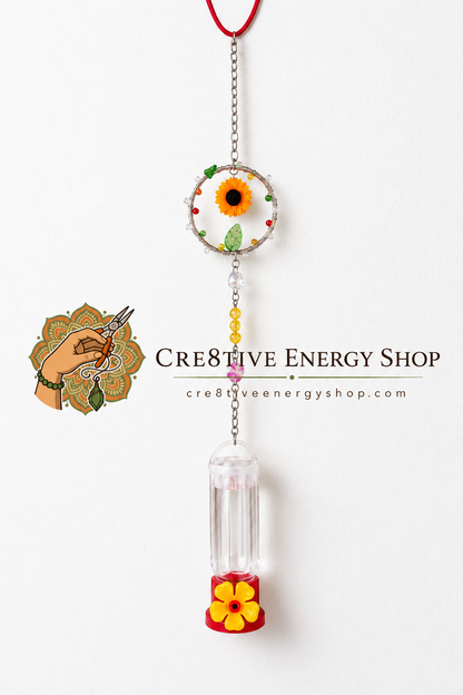 Sunflower Sun Catcher Hummingbird Feeder