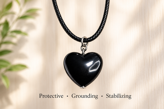 Shungite Heart Necklace