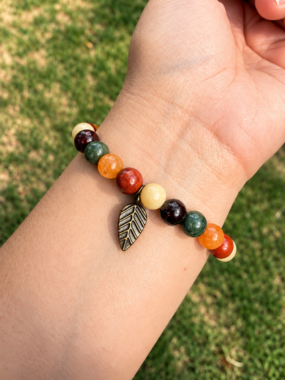 Gathered Autumn Bracelet