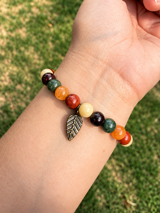Gathered Autumn Bracelet