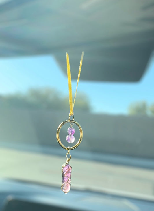 Amethyst Car Pendant