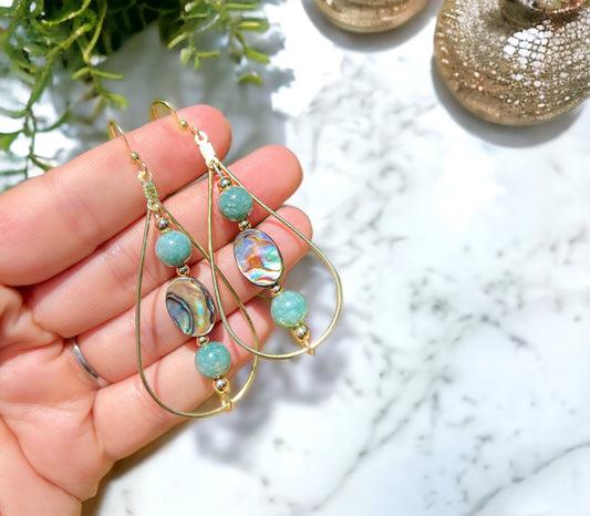 Aqua Earrings