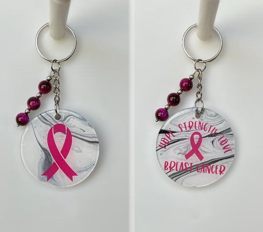 Breast Cancer Awareness Keychain