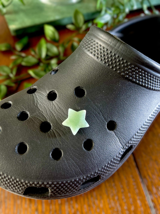 Green Aventurine Star Croc Charm