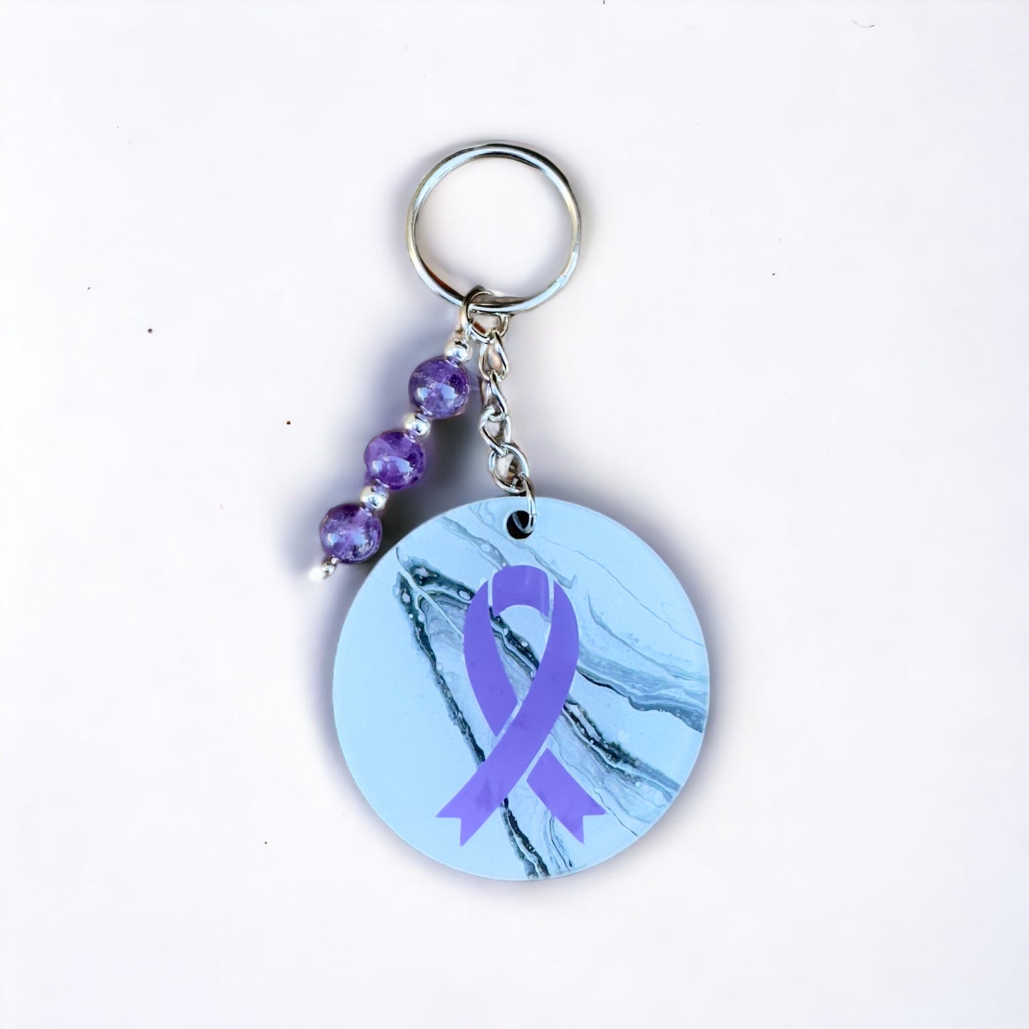 Lupus Awareness Keychain