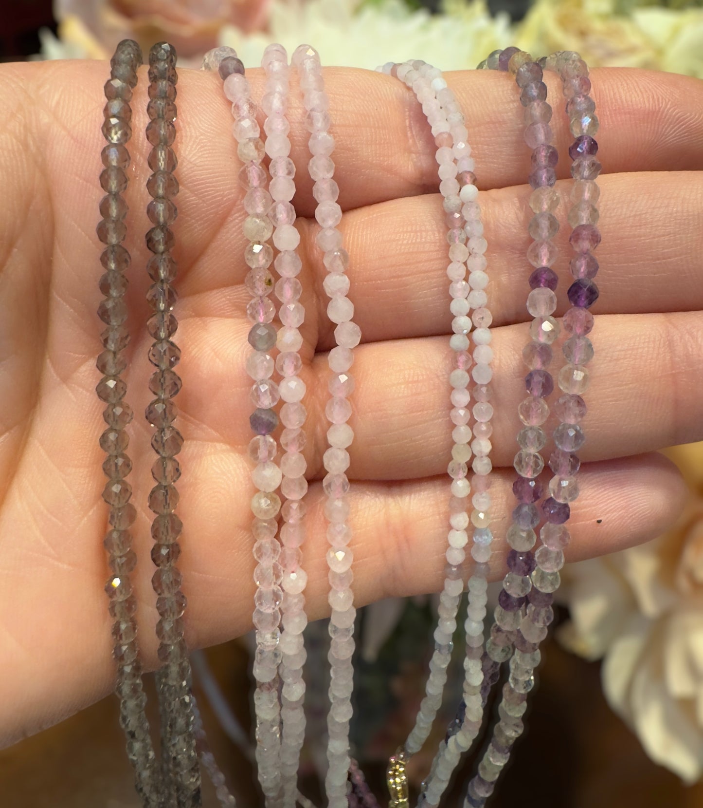 Mini October Gemstone Necklaces- Limited Fall Collection