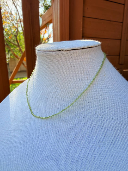 Peridot Adjustable Necklace