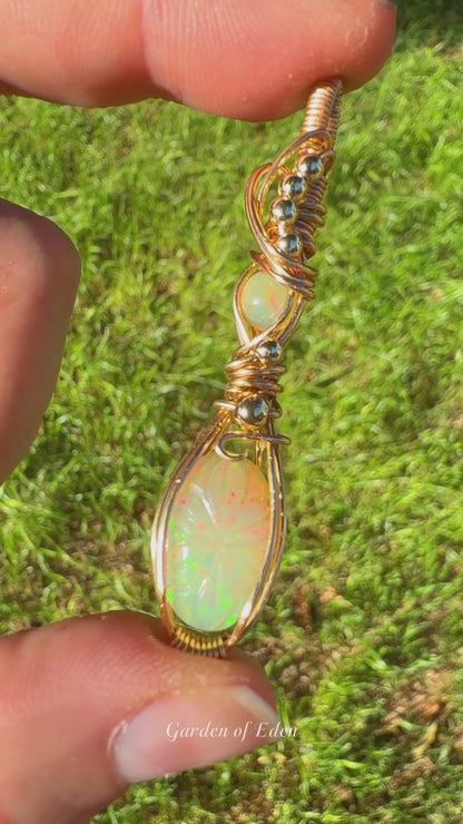 Garden of Eden Opal Pendant