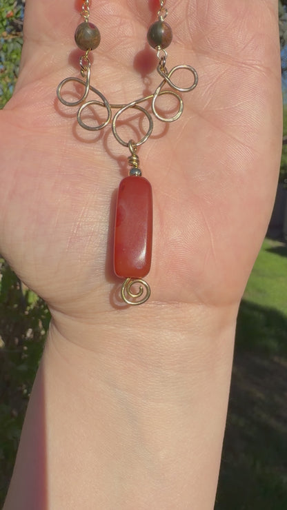 Ember & Ink Hammered Necklace