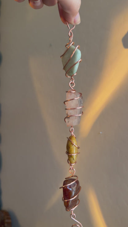 Copper Energy Flow Suncatcher