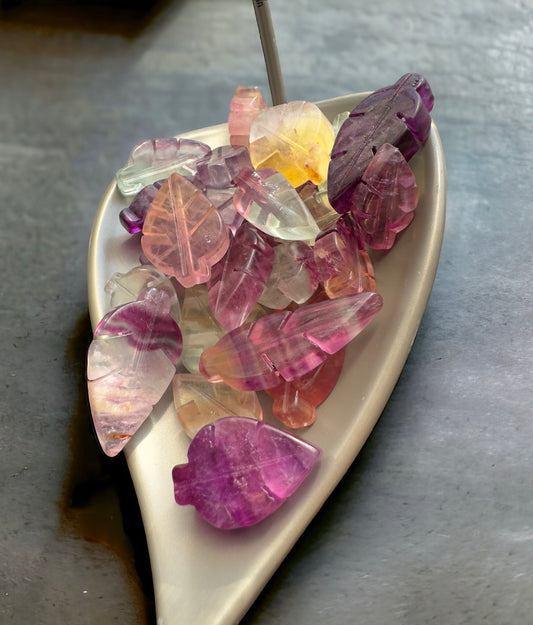 Rainbow Fluorite Leaves