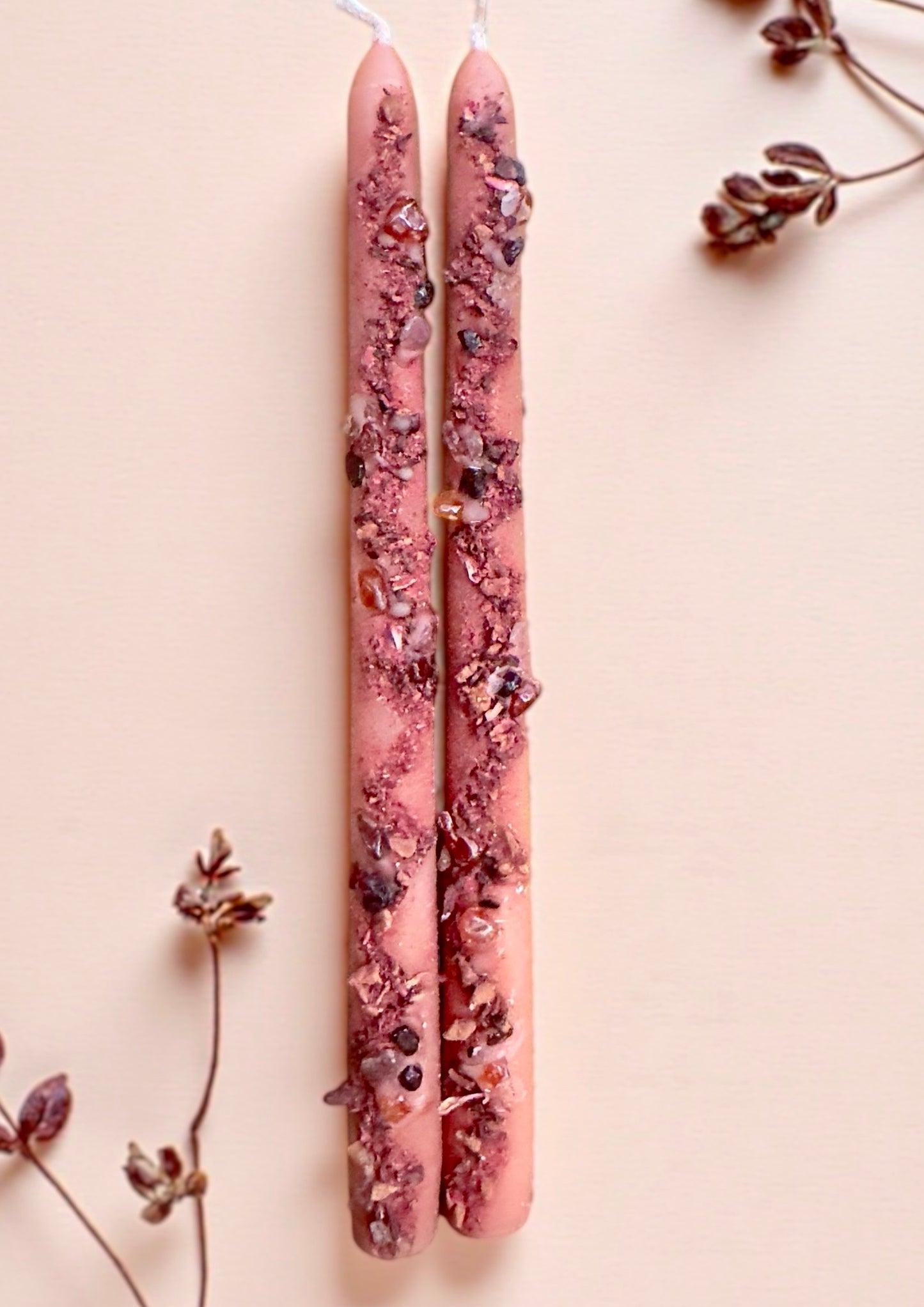 October Intention Taper Candles- 11"