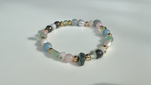 Pearl and Mixed Gemstone Bracelet