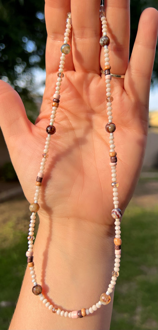 Dainty Agate Necklace