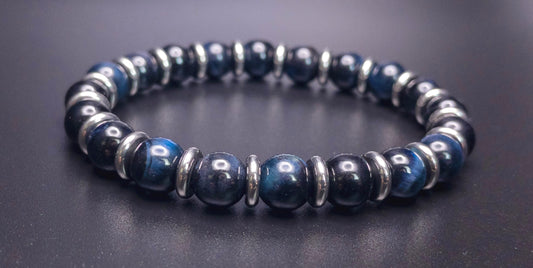 Natural Blue Black Tiger’s Eye