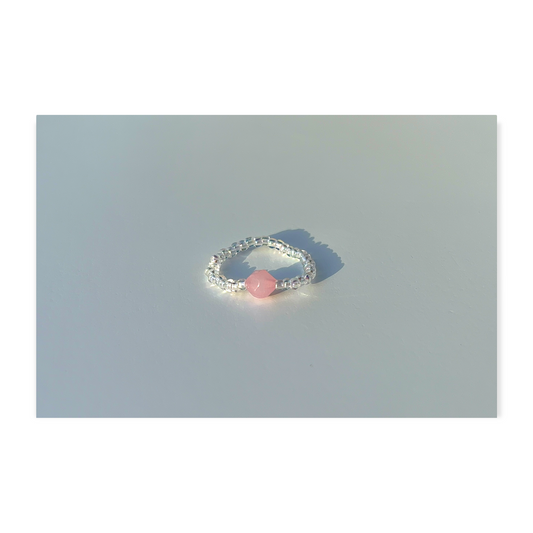 Faceted Rose Quartz