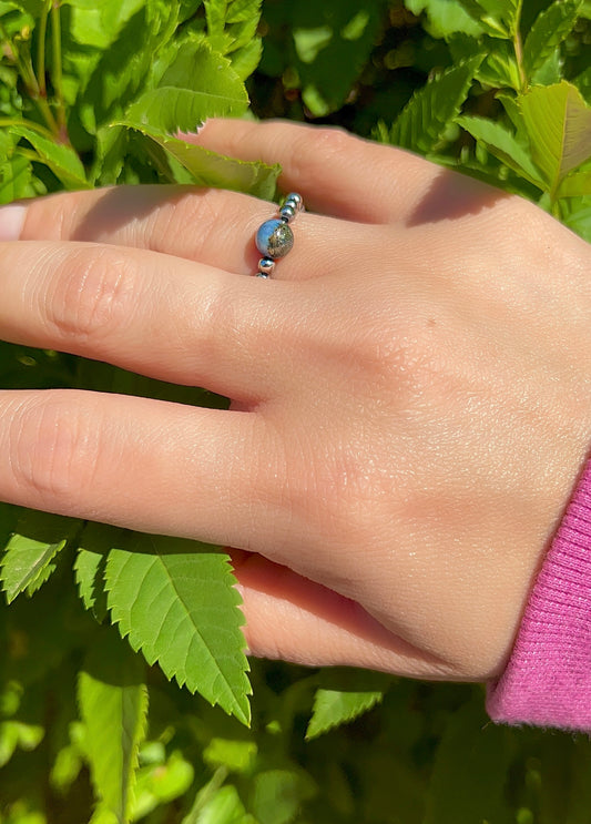 Lapis Lazuli Blue with Pyrite