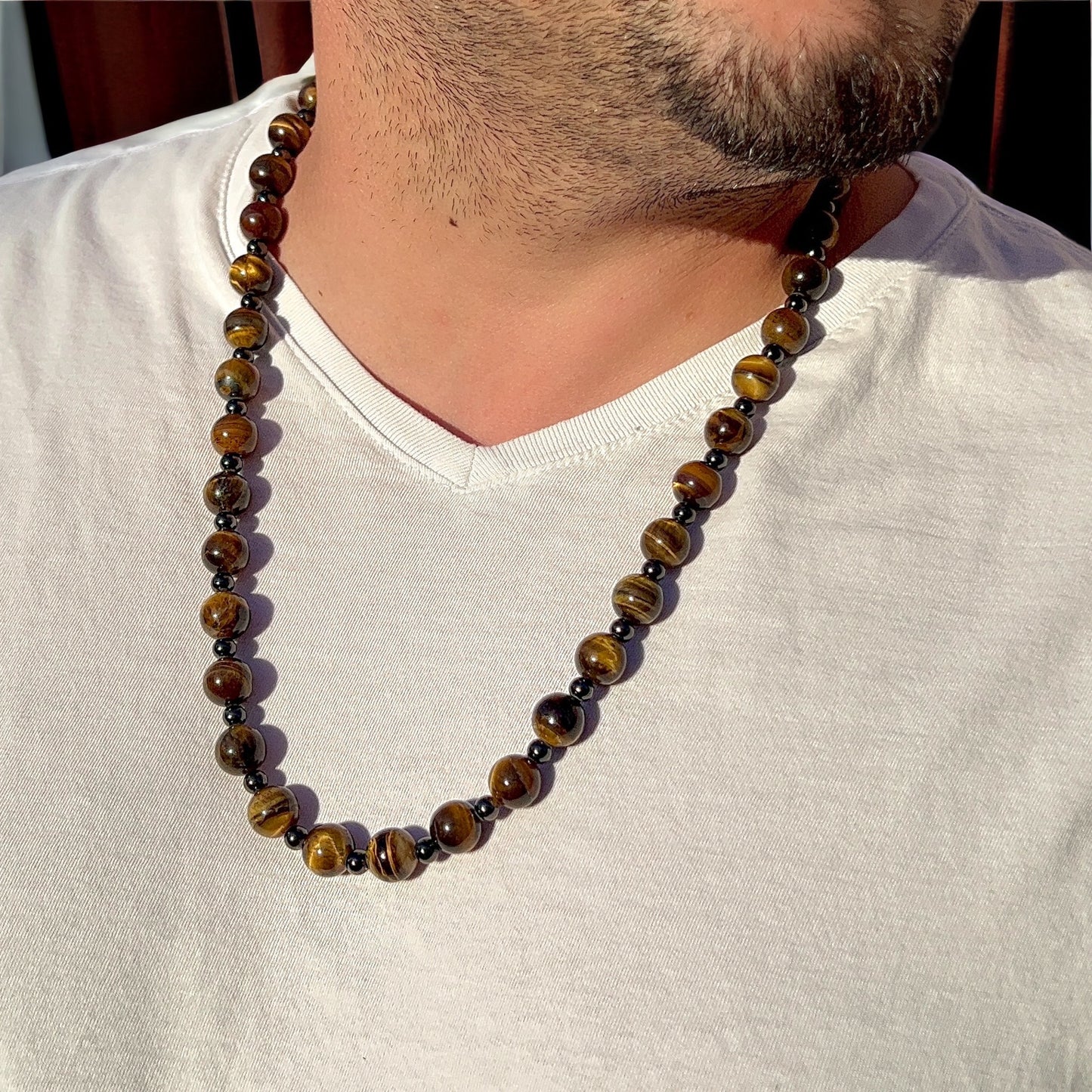 Apex Men’s Tiger’s Eye Necklace