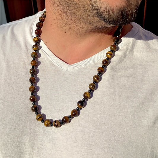 Apex Men’s Tiger’s Eye Necklace