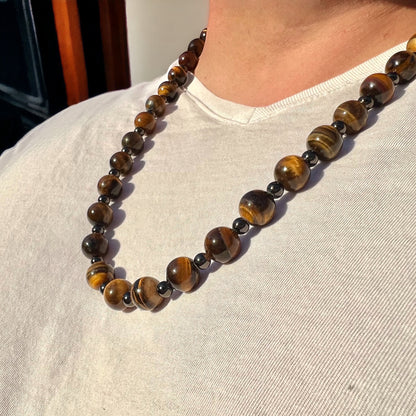 Apex Men’s Tiger’s Eye Necklace