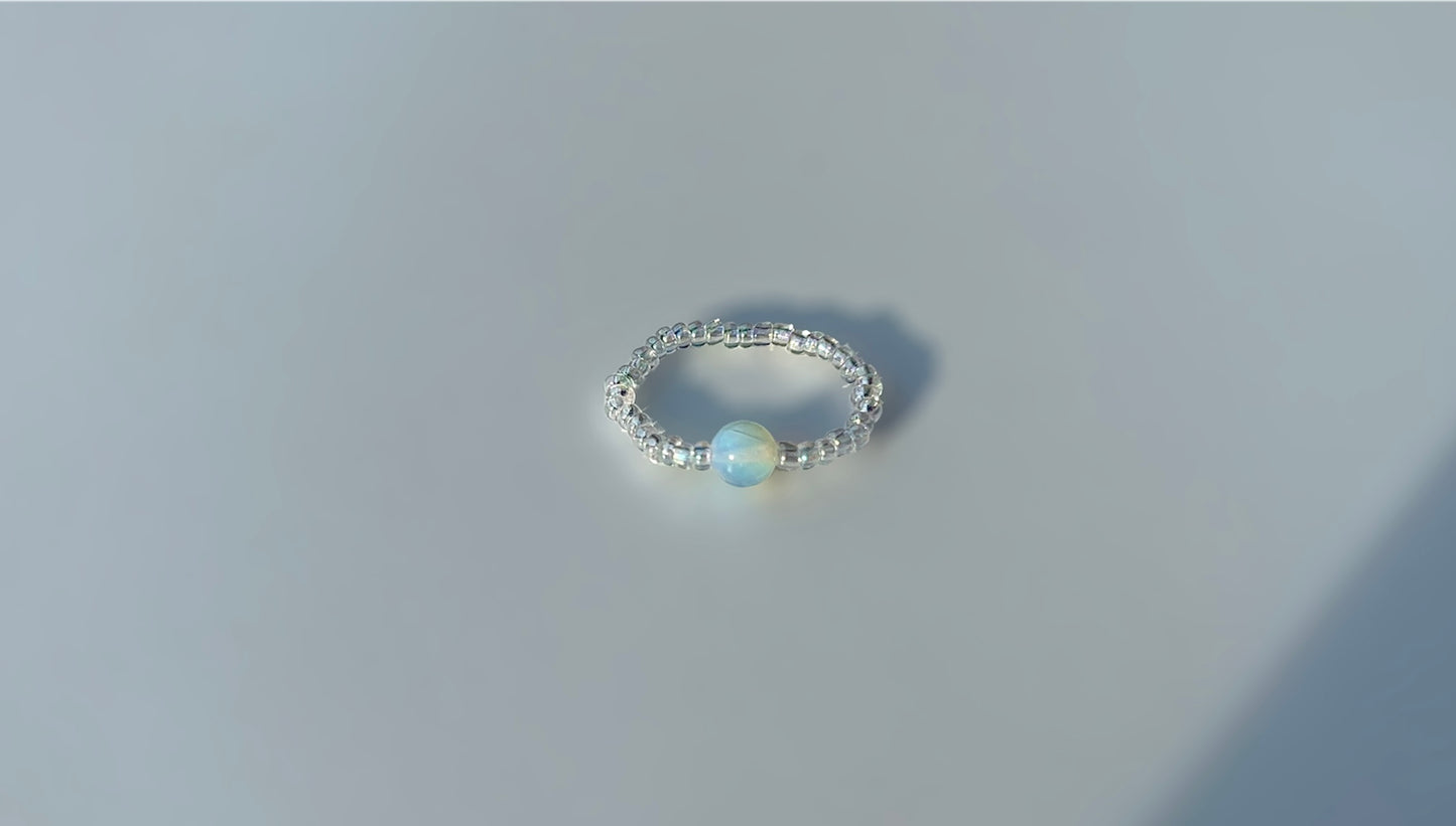 Opal Stretch Ring